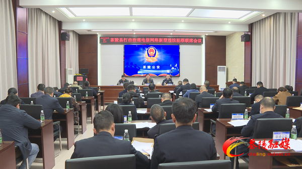茶陵县召开打击治理电信网络新型违法犯罪联席会议