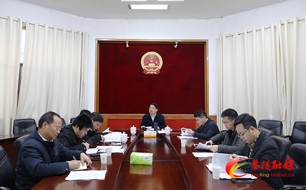 茶陵县物流园项目建设工作调度会召开