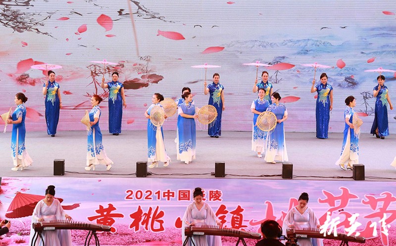 “百里桃花红 醉美湘赣边”——2021湘赣边区域合作示范区中国炎陵·黄桃小镇·桃花节盛装开启