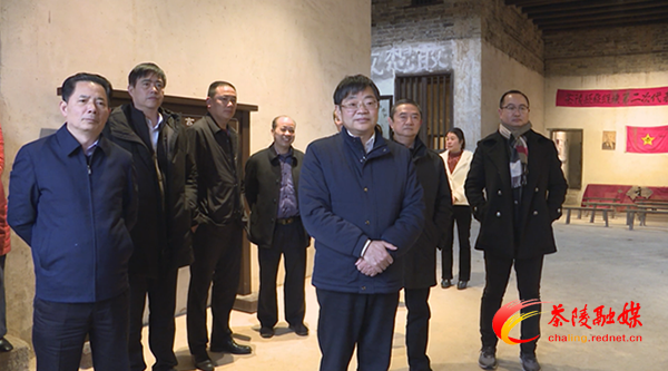 省政协经科委主任吴金明一行来茶开展党史学习教育活动