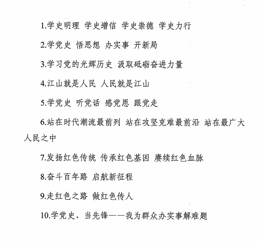 区政府办党支部第二党小组开展“学史明理”主题学习