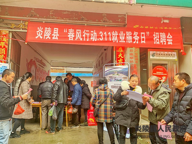 “311就业服务日”炎陵县人社局在行动