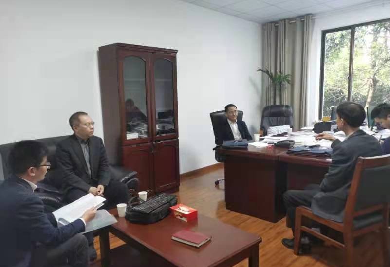 刘方一行到审计现场检查指导工作