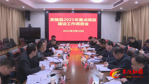 茶陵县2021年重点项目建设工作调度会召开