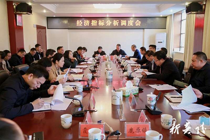 文专文主持召开全县经济形势调度会
