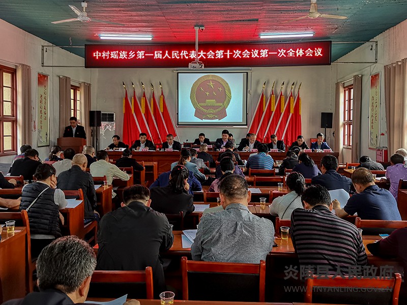 中村瑶族乡：第一届人民代表大会第十次会议顺利召开