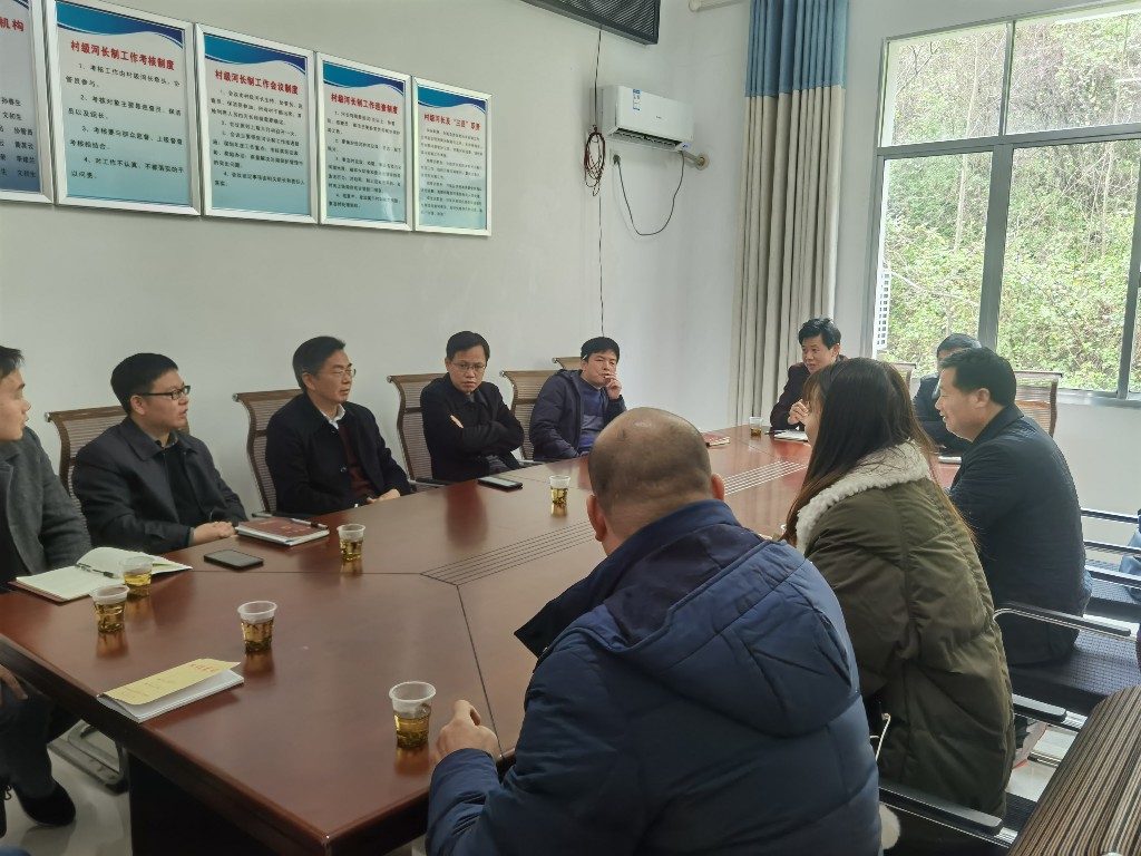 县人大副主任过凤文、县人民政府副县长王天来带队到鸾山镇指导脱贫攻坚结对帮扶工作