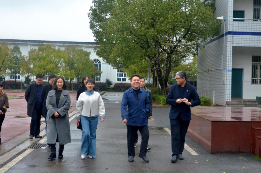 区领导一行到第十九中学调研工作