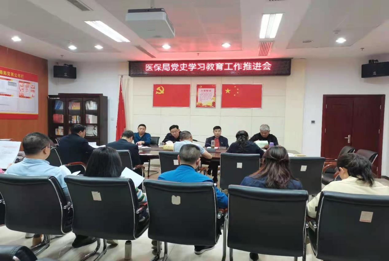 医保局召开党史学习教育工作推进会