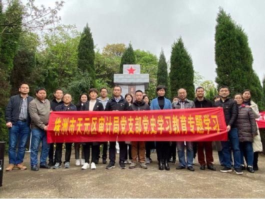 区审计局党史学习教育之： 清明节 祭奠革命先烈 传承红色基因
