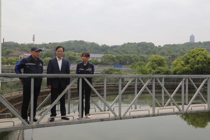 王利波督导市污水处理厂生态环境保护工作