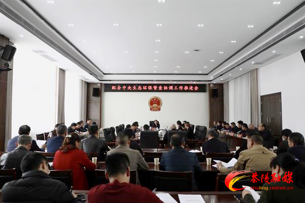 茶陵县配合中央生态环保督察协调工作推进会召开