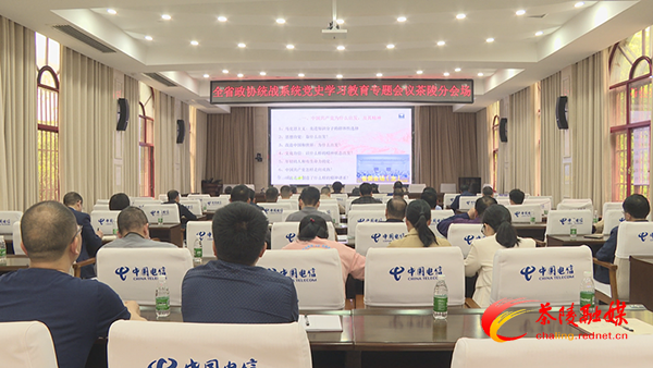 茶陵县政协组织收看湖南省政协统战系统党史学习教育专题讲座