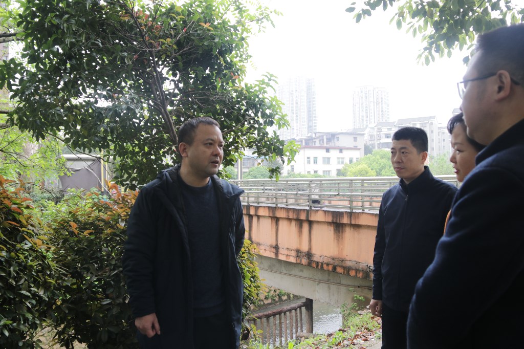 区委书记、第一总河长邬凌云带队巡河