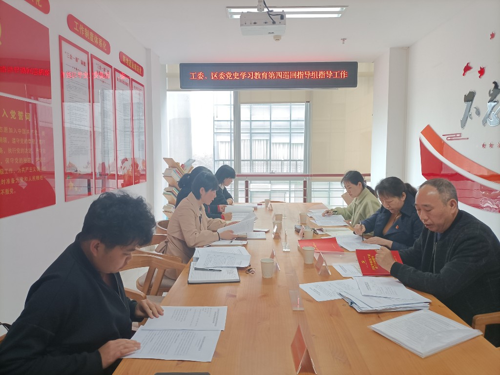 工委、区委党史学习教育巡回指导组第四组深入残联开展巡回指导工作