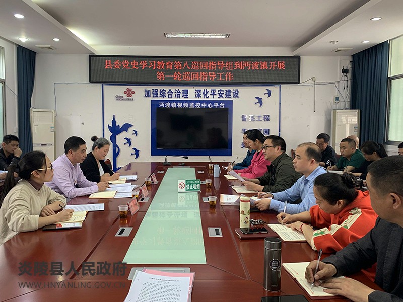 沔渡镇召开县委党史学习教育第八巡回指导见面会