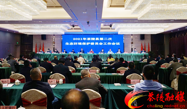 2021年茶陵县第二次生态环境保护委员会工作会议召开
