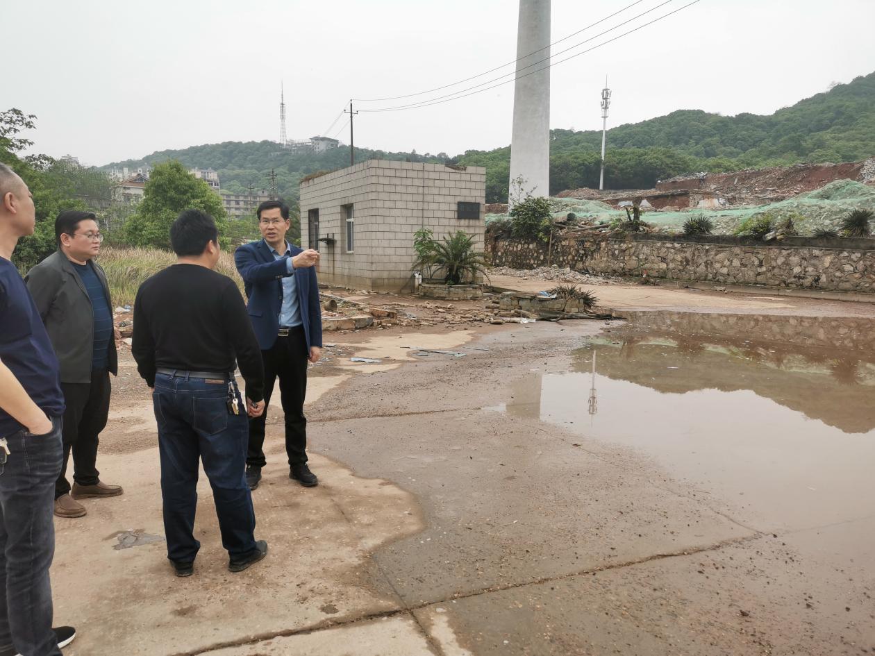 石峰区邹志超区长对中央环保督察交办信访问题进行现地调查并督促整改