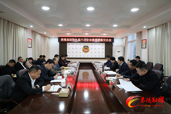 政协茶陵县第九届委员会第六次会议委员提案交办会议召开
