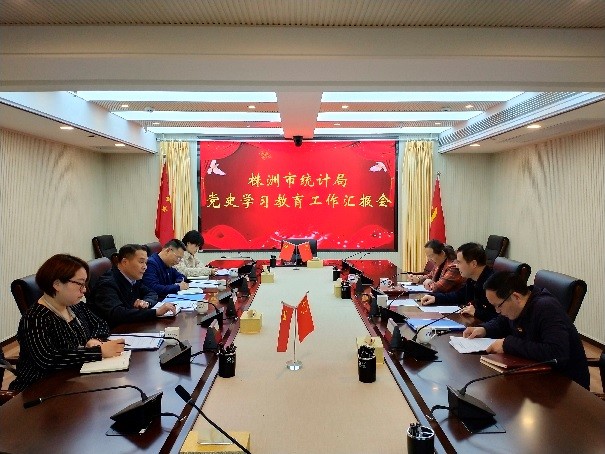 市委党史学习教育第五巡回指导组到市统计局检查指导工作