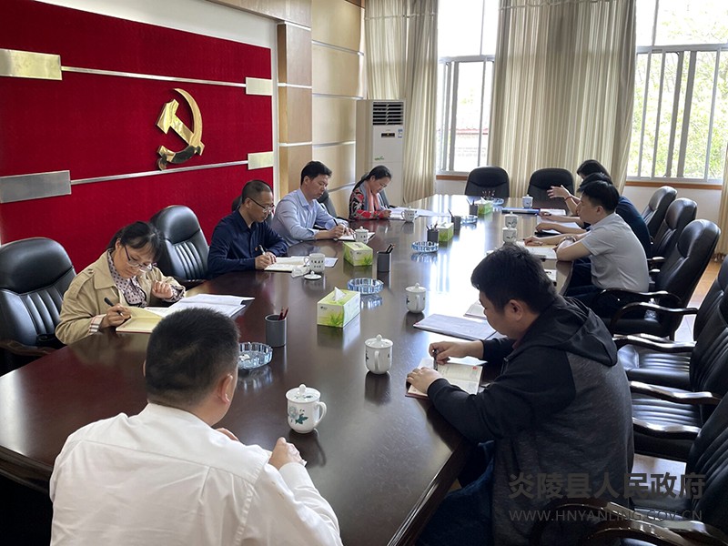 县委办召开县委党史学习教育第一巡回指导见面会