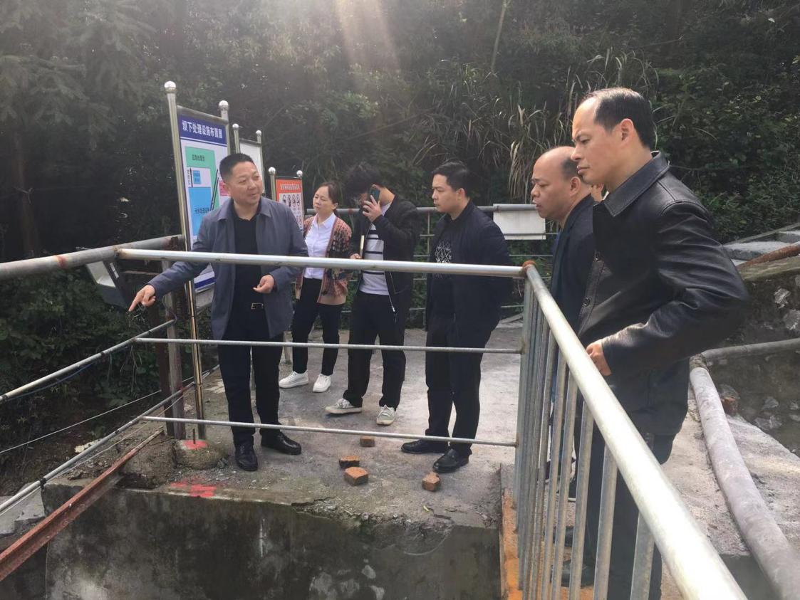 醴陵市人民政府副市长唐宁率队对全市重点生态环境问题开展现场督察