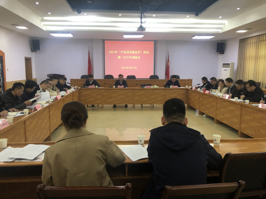 市项目办召开县市区“产业项目建设年” 活动调度会