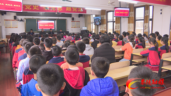 茶陵县党史学习教育宣讲进校园