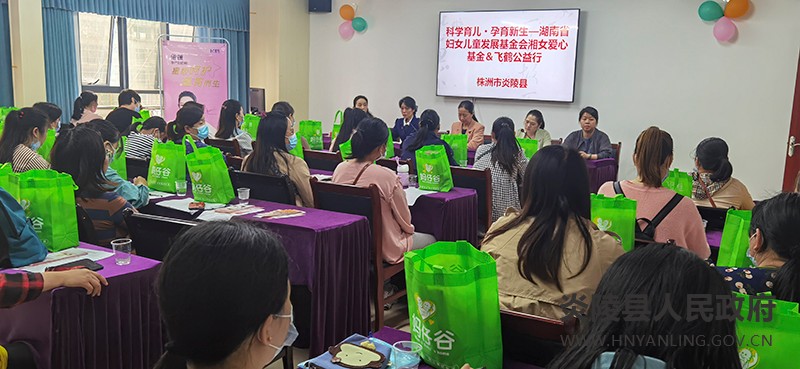 炎陵县开展“科学育儿·孕育新生” 公益活动