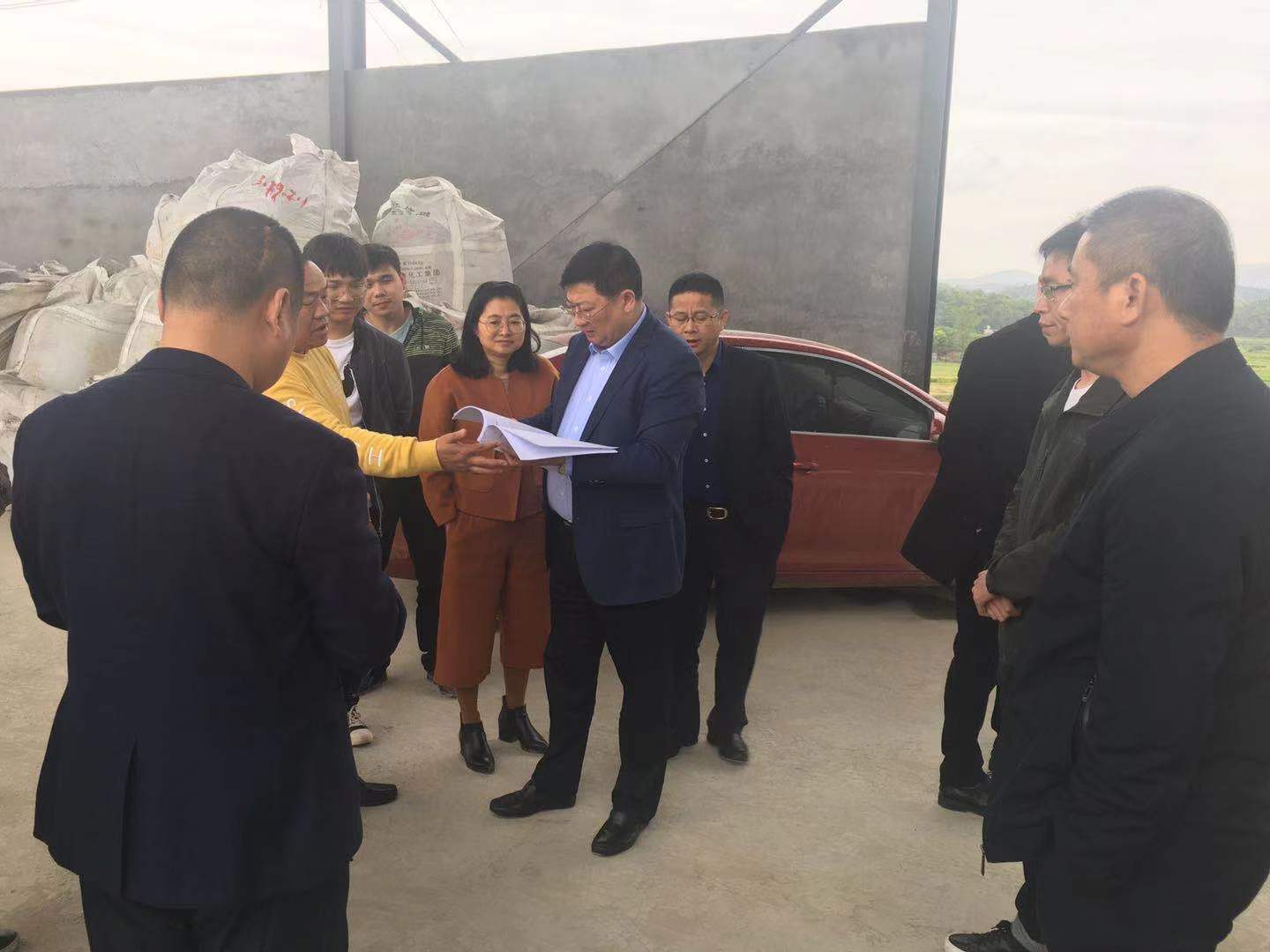 醴陵市人民政府副市长王吉祥组织对西乡片三个中央生态环境保护督察交办信访问题进行实地督导并召开工作调度会
