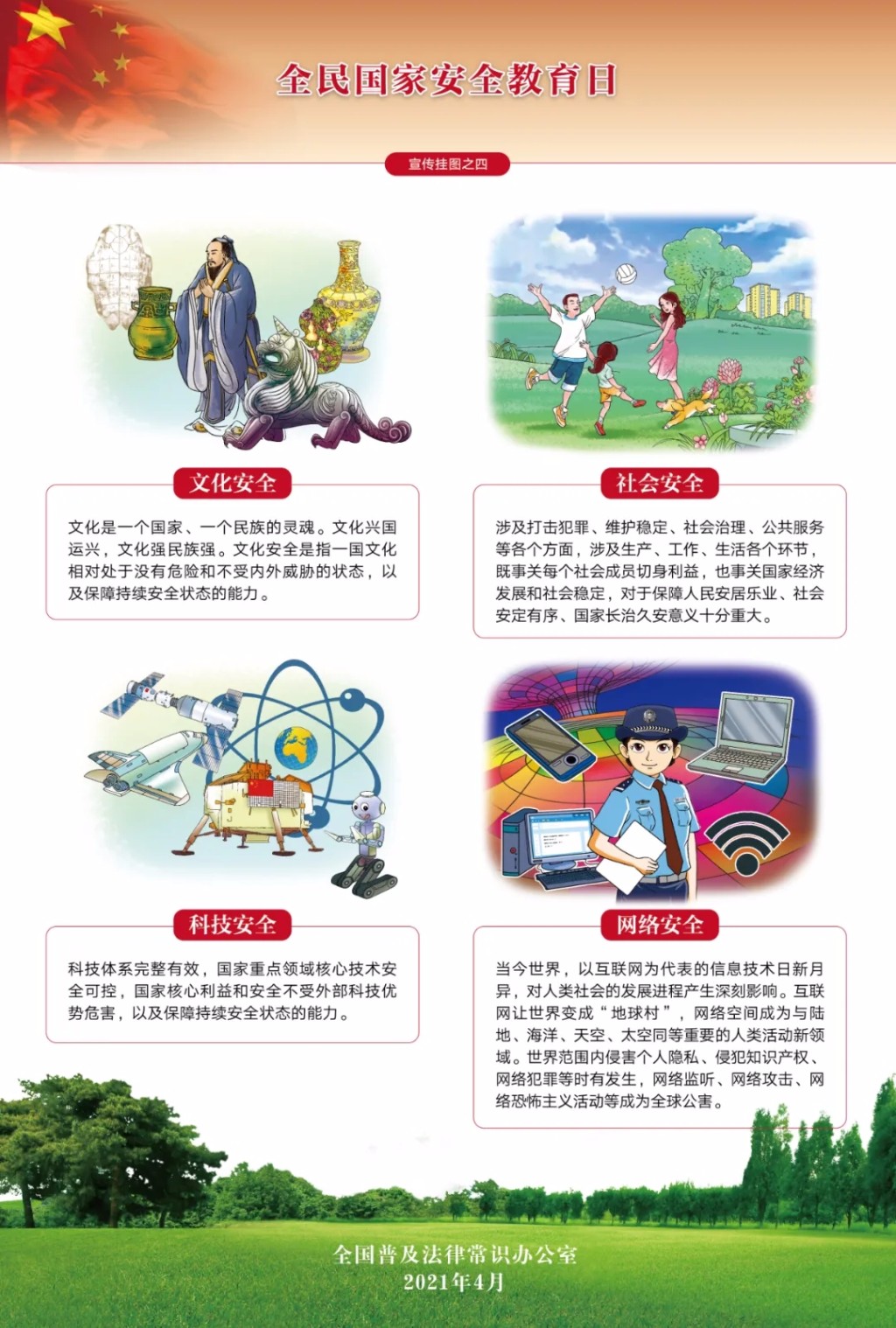 2021年全民国家安全教育日法治宣传专栏