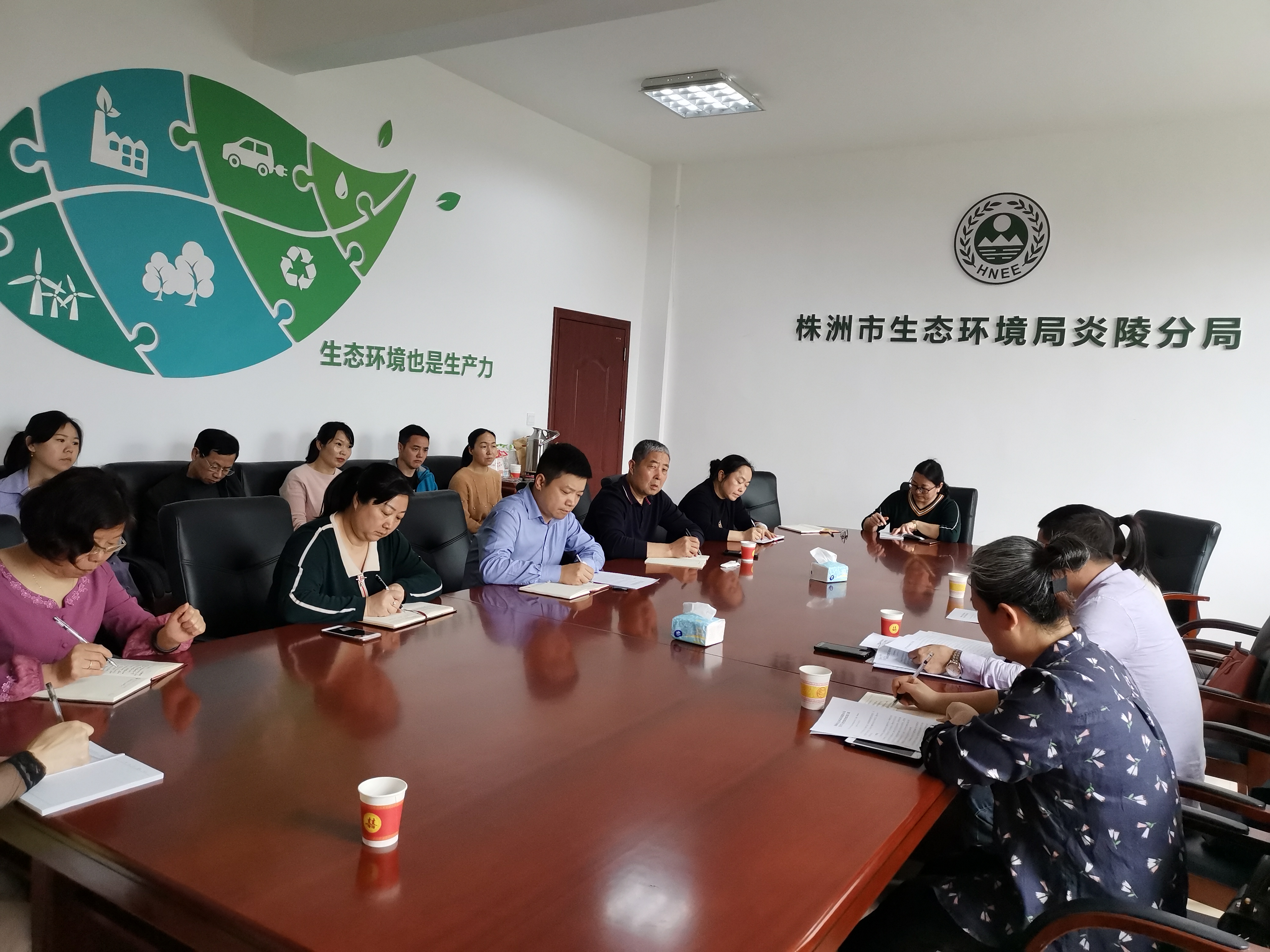 株洲市生态环境局炎陵分局召开县委党史学习教育巡回指导见面会