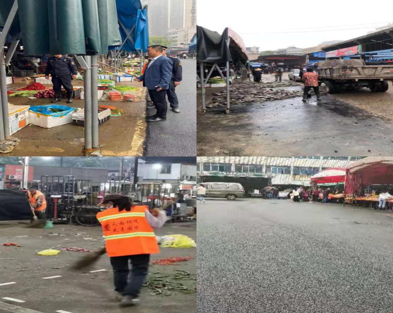 荷塘区对中南菜市场进行大整改
