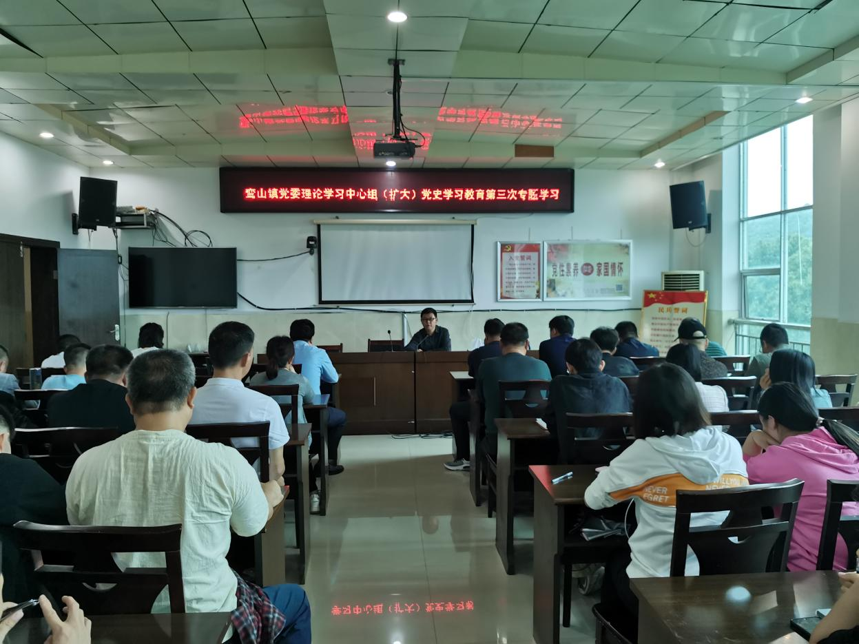 【学党史 开新局】鸾山镇开展党史学习教育第三次专题学习
