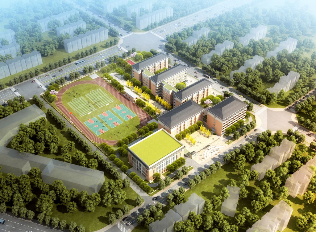 磐龙学校项目建设初具雏形