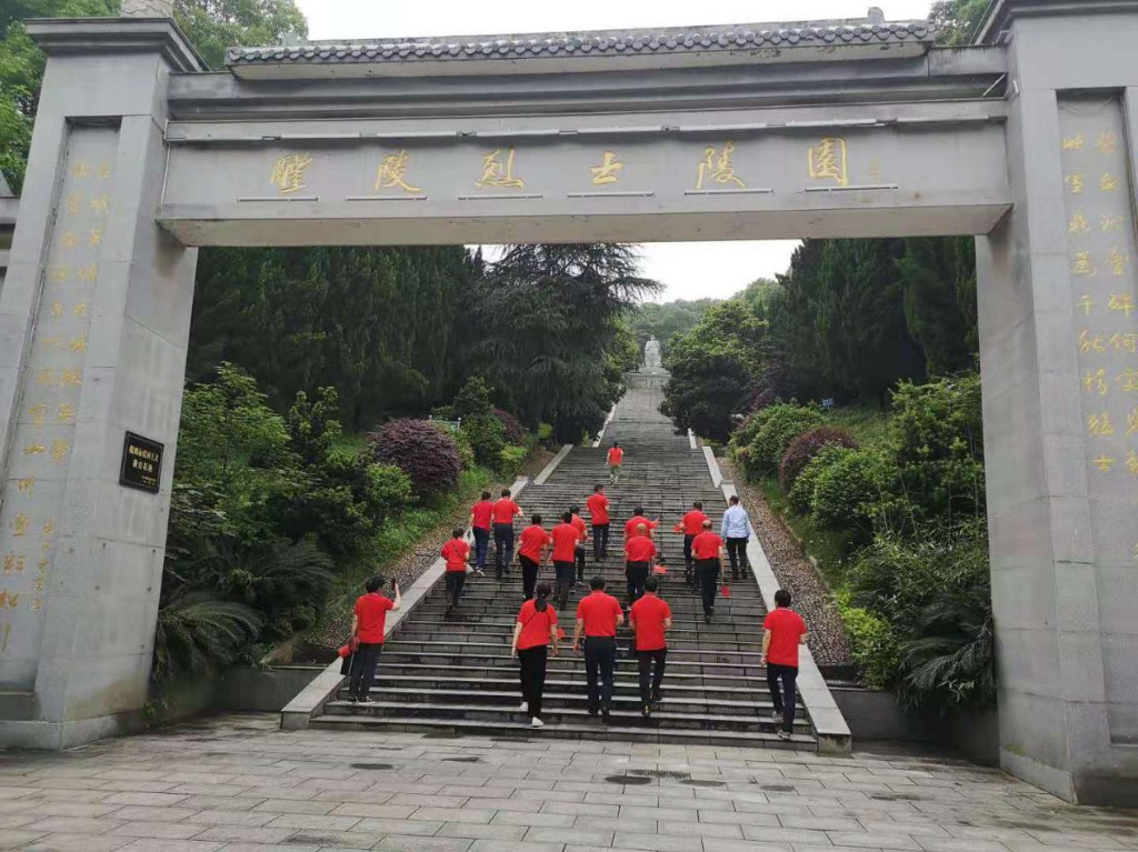 攸县市场服务中心开展党史学习教育第三次专题学习 现场教学重温红色记忆