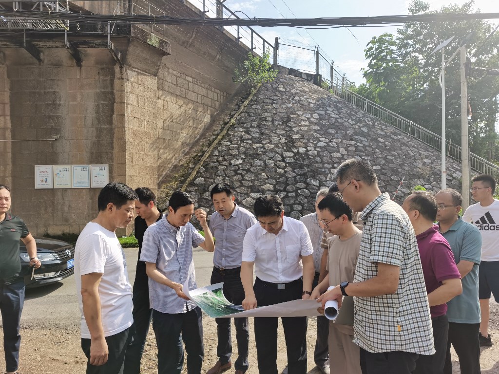 株洲市政府副市长白云峰调研石峰区长石村滑坡地质灾害隐患点