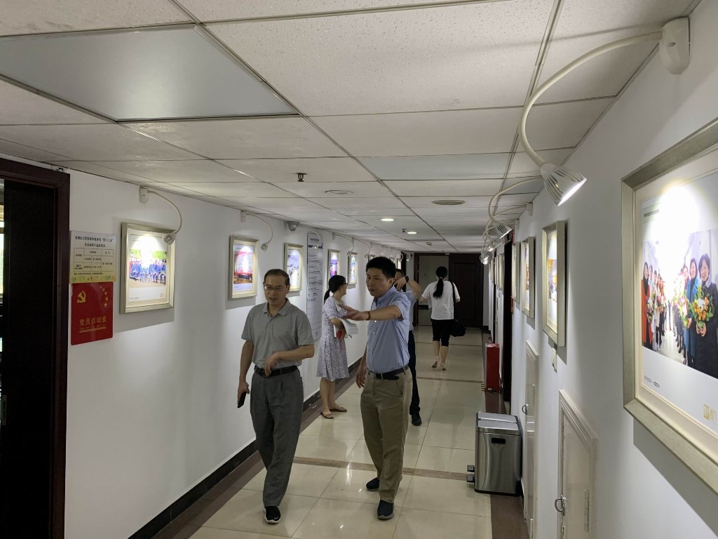 益阳局来我局考察学习创建文明单位经验