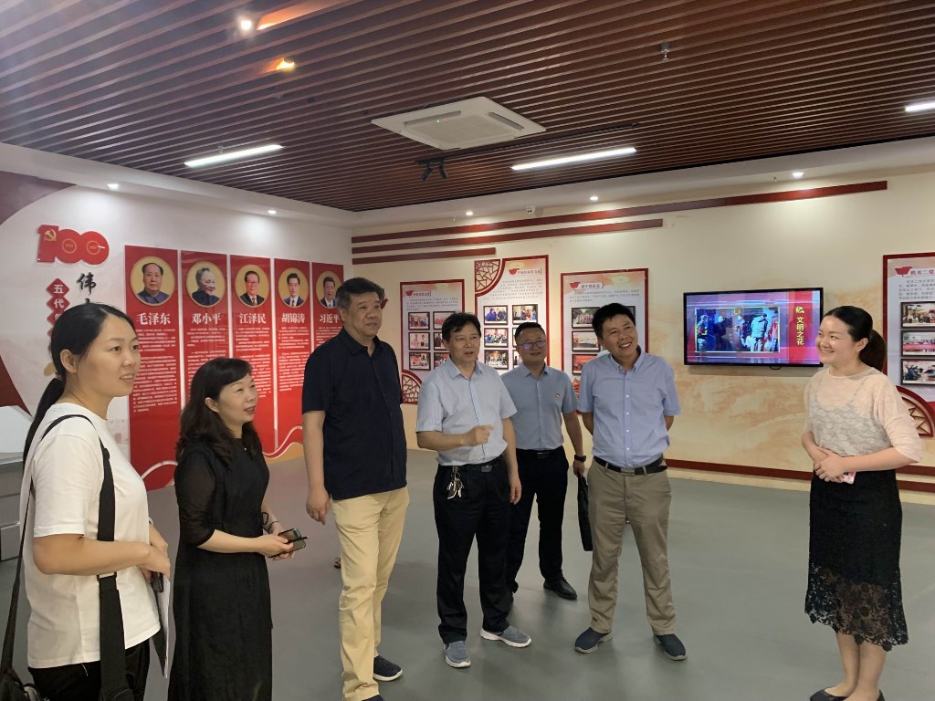 益阳局来我局考察学习创建文明单位经验