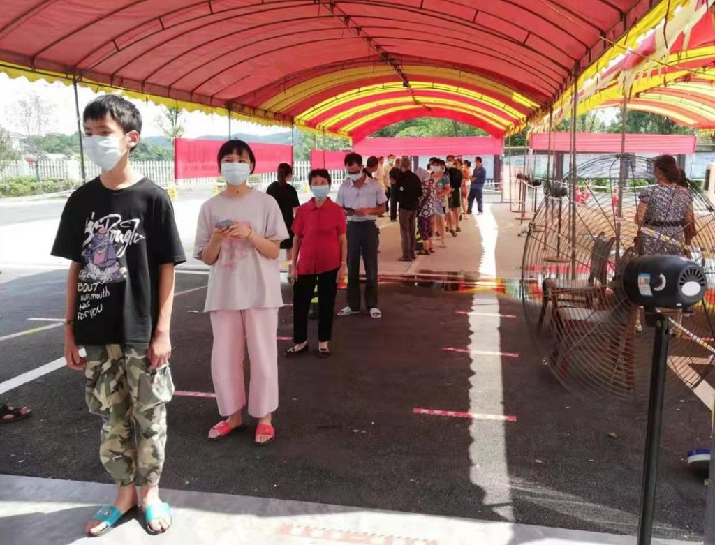 全区第一次全员核酸检测结果均为阴性