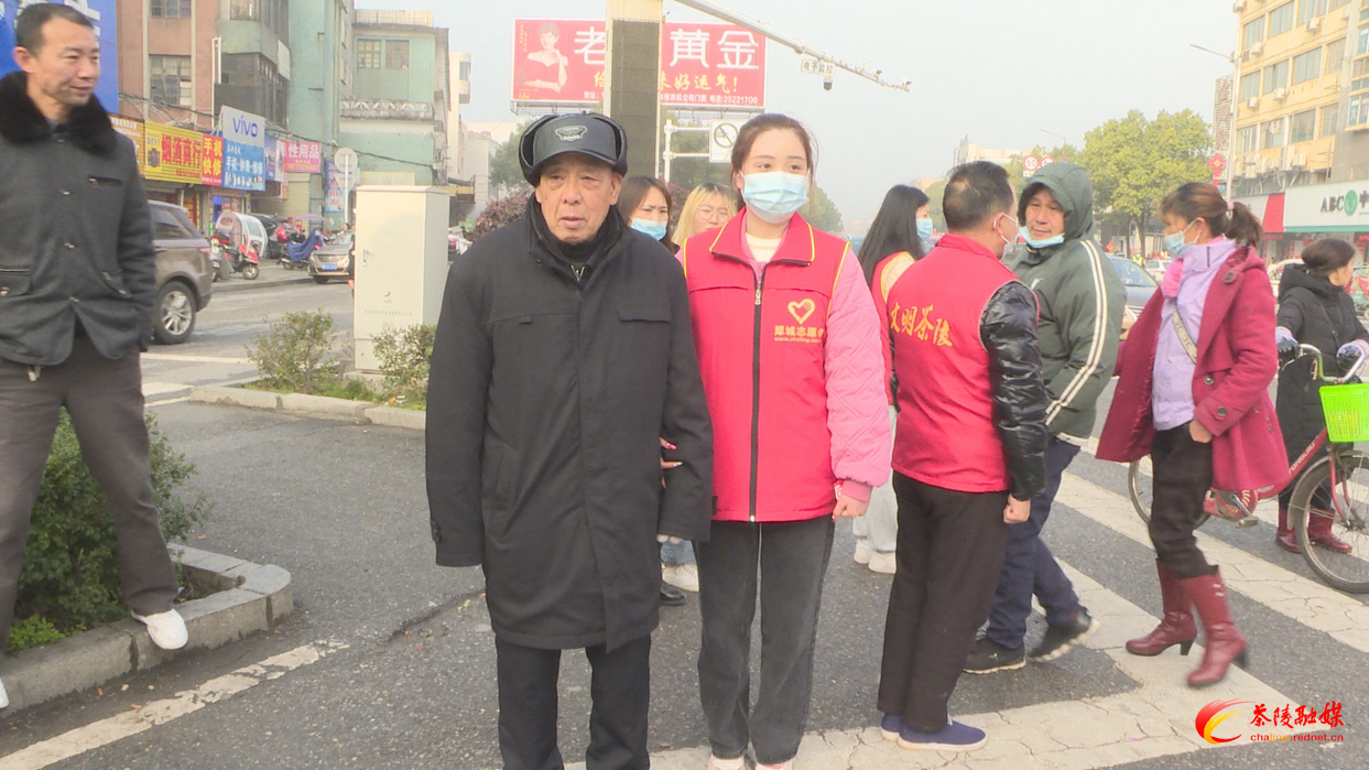 【文明实践在茶陵】文明交通劝导 志愿者在行动
