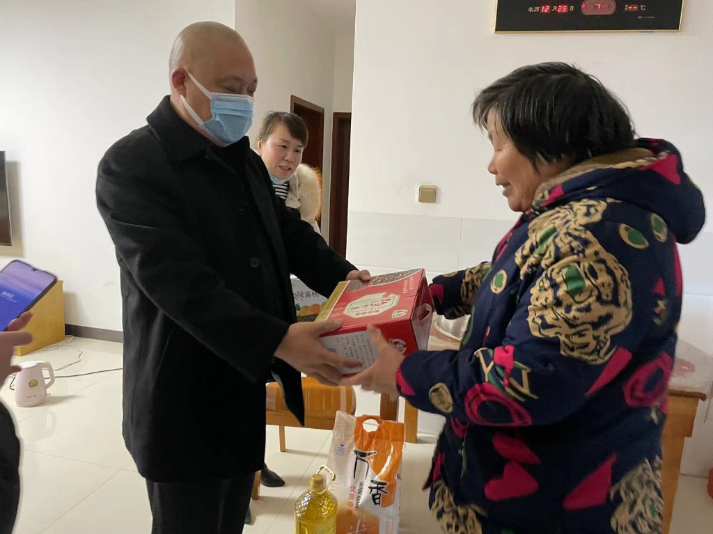 交通运输局到三门镇杨柳村、株木村困难人员进行春节前慰问
