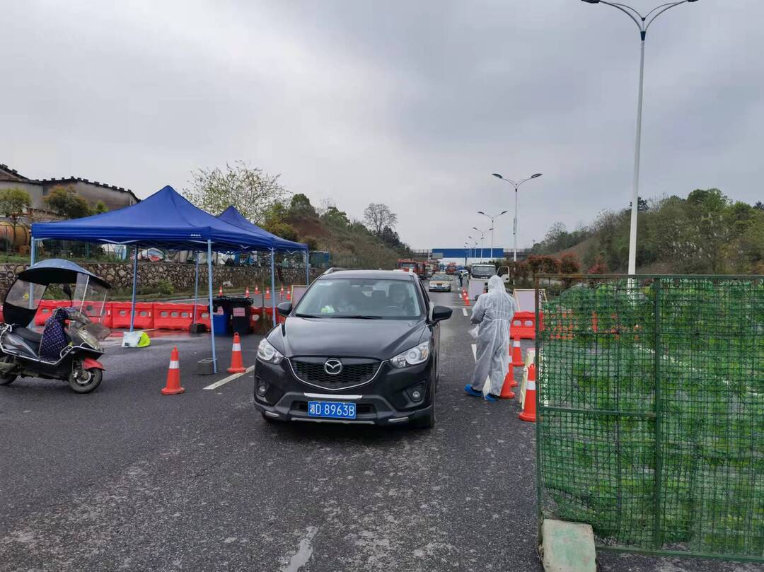 守护城市“西大门” 株洲大道、湘莲大道与湘潭交界处有2个核酸检测点啦