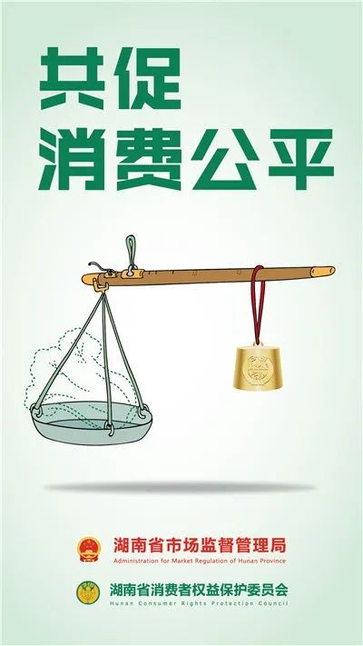 新鲜出炉!湖南2022消费维权年主题海报