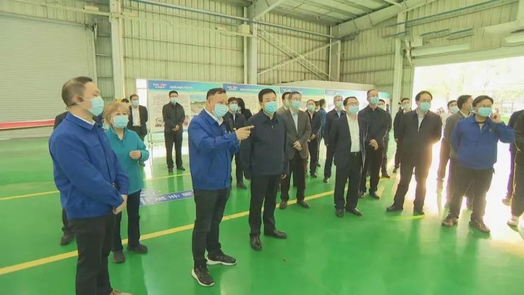 副省长陈飞来我区调研株洲北斗及大数据产业建设情况