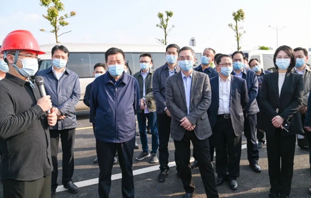 副省长陈飞来我区调研株洲北斗及大数据产业建设情况