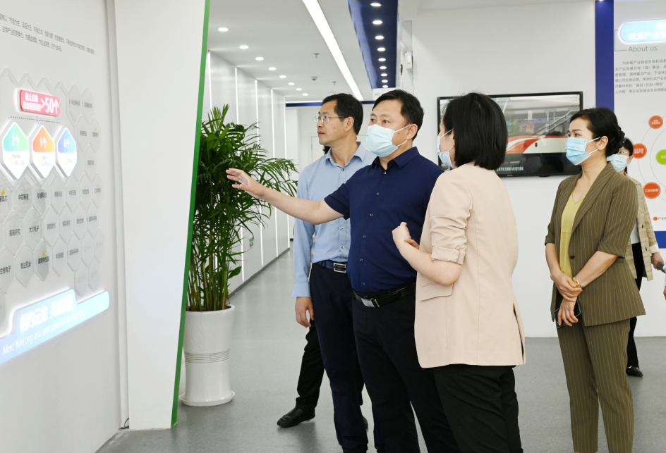 省委网信办调研株洲北斗产业园