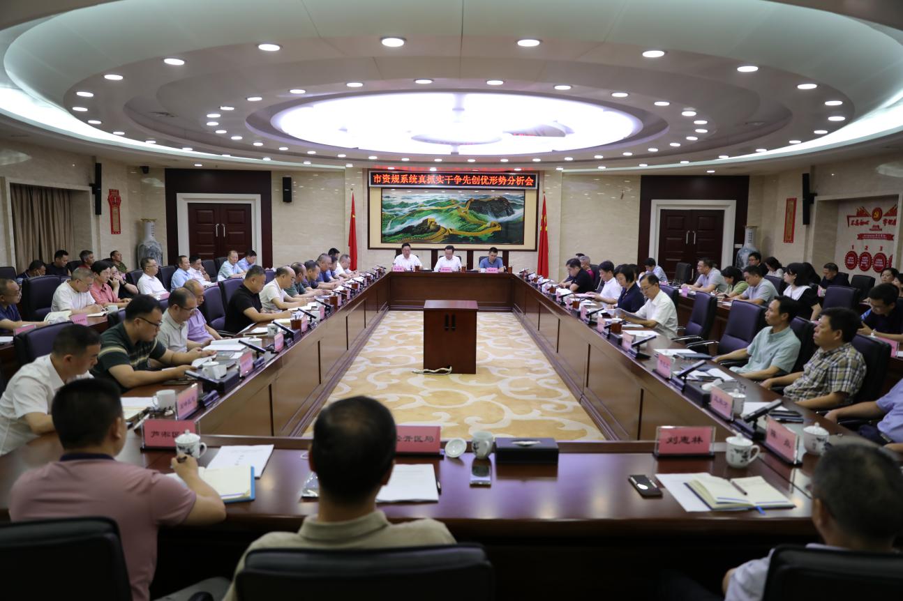 全市自然资源和规划系统召开真抓实干争先创优形势分析会议