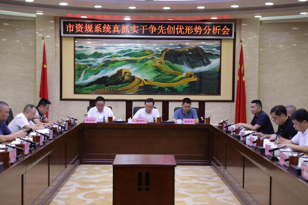 全市自然资源和规划系统召开真抓实干争先创优形势分析会议