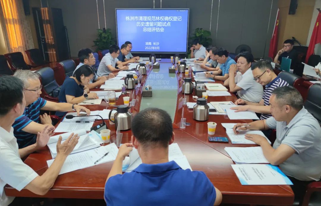 株洲市清理规范林权确权登记历史遗留问题试点工作通过专家评估